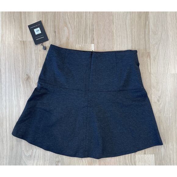 NWT Thakoon London Charcoal Mini Casual Winter Skirt Size MEDIUM - Picture 2 of 8